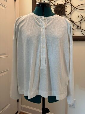 Madewell White L/S Top Size Medium NWT